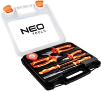 Набор шарнирно-губцевого инструмента с отвертками NEO Tools 1000 В, 7 шт. 01-237