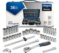 Набор инструментов Scheppach 36 предметов 1/2 Sch-4362M(60497)