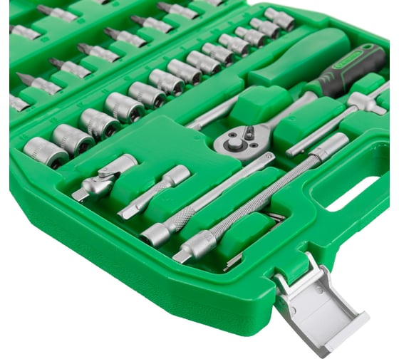 Набор инструментов INTERTOOL 46 шт, 1/4", Cr-V ET-6046
