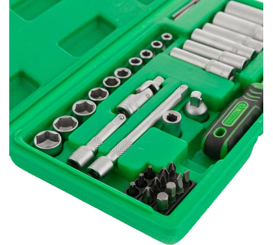 Набор инструментов INTERTOOL 36шт, 1/4", Cr-V ET-6036