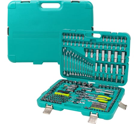 Набор инструментов FORS&TUNE 216 предметов 1/4''3/8''1/2''(6гр.)(4-32мм) в кейсе FORSandTUNE-38841(58199)