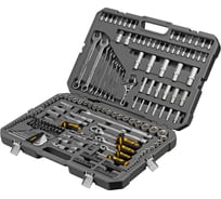 Набор инструментов Denzel 1/2", 1/4", 3/8", CrV, S2, пластиковый кейс, 216 предметов 15807