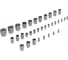 Набор инструментов Denzel 1/2", 1/4", CrV, S2, пластиковый кейс, 194 предмета 15806 34