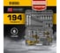 Набор инструментов Denzel 1/2", 1/4", CrV, S2, пластиковый кейс, 194 предмета 15806 2