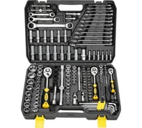 Набор ручных инструментов для авто GOODKING JNTRD, 150 предметов, трещотка 24 зубца 1/2, 3/8, 1/4 J-10150