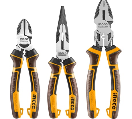 Набор шарнирно-губцевого инструмента INGCO усиленные 3 пред. INDUSTRIAL HKHLPS2832