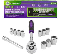 Набор инструментов POMAGIER 12 предметов, 1/2, 6 граней POM-4123(61114)