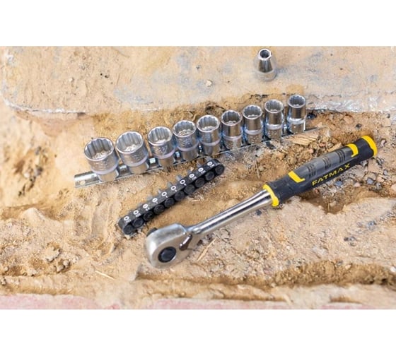Набор инструмента Stanley FATMAX 1/2", трещотка 120 зубцов FMMT82681-0