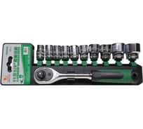 Набор торцевых головок WYNNS 3/8" с трещеткой, CrV, 11шт., 10-24мм W0688B 00-00006976