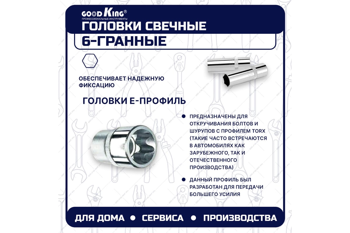 Набор инструментов 137 предметов 1/4 1/2 трещотка GOODKING M-10137 -  выгодная цена, отзывы, характеристики, фото - купить в Москве и РФ