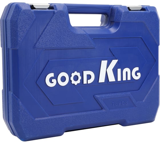 Набор инструментов для авто GOODKING 78 предметов, 1/4 1/2, трещотка 72 зуба B-10078