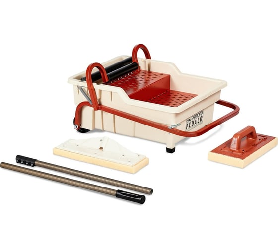 Ванночка для мытья плитки RAIMONDI PEDALO 40л, в комплекте с губками 356NSWEE
