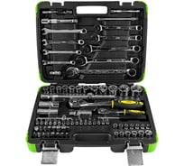 Набор инструмента JBM 1/2,1/4, 6 гран, 82 предмета, хромированный 53647