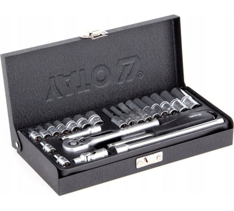 Набор торцевых головок YATO 1/4" 23 пр. YT-14421