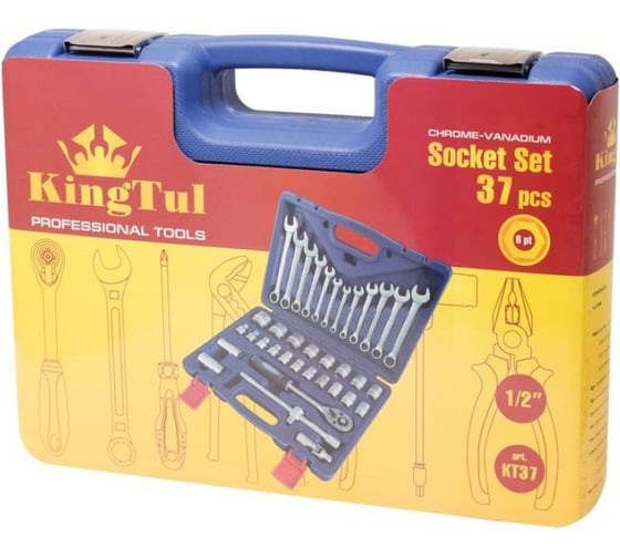 Набор инструментов KINGTUL 37пр, 1/2" 2106 KT37