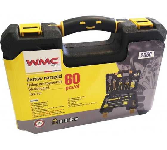 Набор инструмента WMC TOOLS 60пр, 1/4, 2060