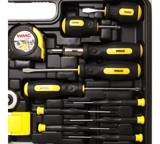 Набор инструментов WMC TOOLS 168пр, 1/4'', 3/8'' 48125 30168