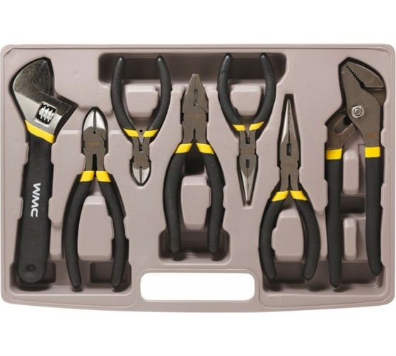 Набор инструментов WMC TOOLS 135пр, 1/4, 6гр, в кейсе с выдвижными полками 30135