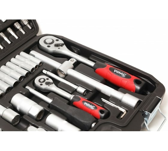 Набор инструментов WMC TOOLS 108пр, 1/2'', 1/4'' 47693 41082-5
