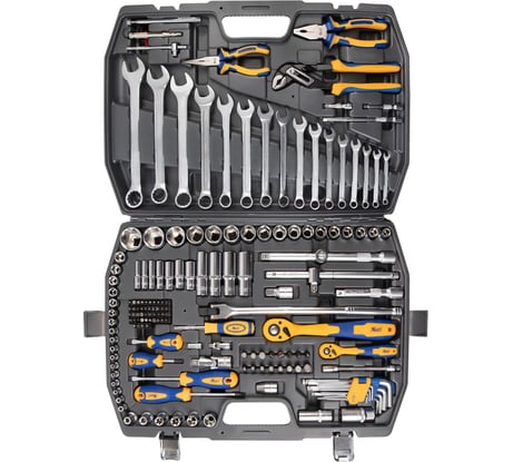 Набор инструментов KRAFT 1/2" и 1/4", 165 предметов KT 703019