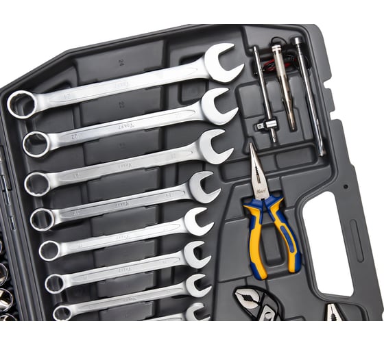 Набор инструментов KRAFT 1/2" и 1/4", 165 предметов KT 703019