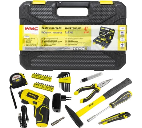 Набор инструментов WMC TOOLS 47 пр. 48241 1047
