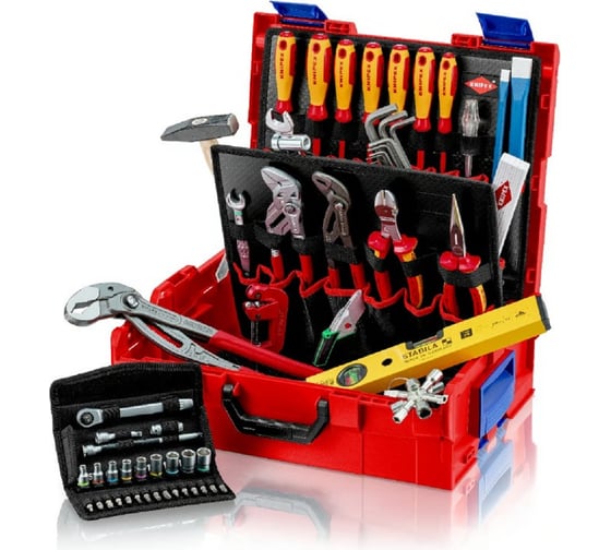 Чемодан инструментальный для сантехники Knipex L-BOXX 52 предмета KN-002119LBS