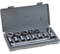 Набор инструментов в кейсе TUNDRA, автомобильный, закаленная сталь, 1/2", 15 предметов 881820
