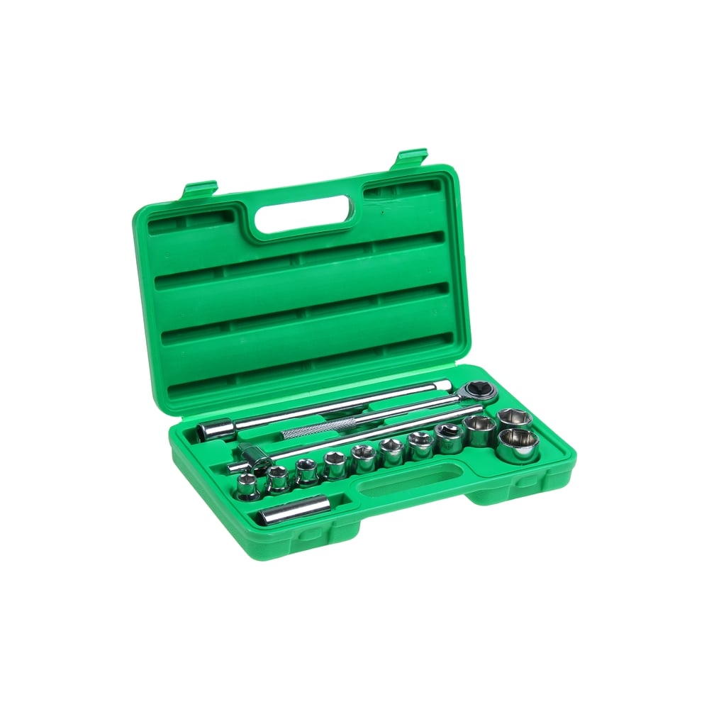 Набор инструментов в кейсе TUNDRA, универсальный, 1/2\", 16 предметов ...