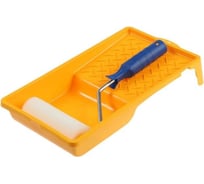 Набор для водяных красок TUNDRA валик поролон 100 мм, ванночка 150 х 290 мм 2840598