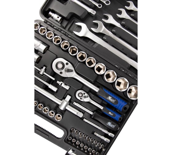 Набор инструмента KRAFT Master 1/2DR и 1/4DR 82 предмета KT 701250