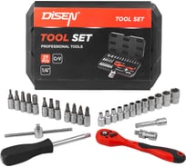 Набор инструментов Disen 29 предметов 1/4''(6гр) (4-13мм) DS-2292-5(50777)