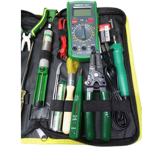 Набор инструмента электрика WYNNS 17пр. W017B/ Tools 00000027405