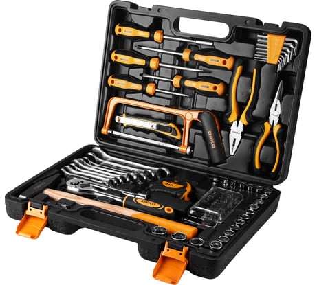 Профессиональный набор инструмента для дома и авто DEKO DKMT89 PRO в кейсе, 89 предметов 085-2009