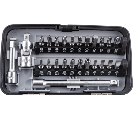 Набор инструментов HOEGERT TECHNIK 38 шт, 1/4 HT1R462