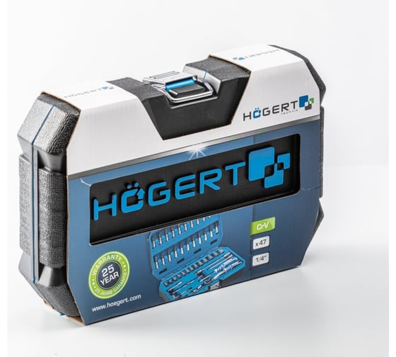 Набор инструментов HOEGERT TECHNIK 46 шт, 1/4 HT1R416