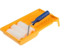 Набор для откосов TUNDRA валик поролон 100 мм + 2 запаски, ванночка 150 х 300 мм 2840600