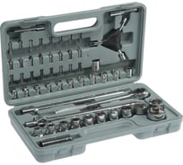 Набор инструментов в кейсе TUNDRA автомобильный, 1/2" и 1/4", 54 предмета 5200496