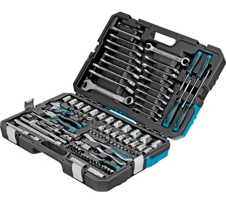 Набор инструментов GROSS 101 предметов, 120 зубьев, CrV, 1/4, 1/2 14151