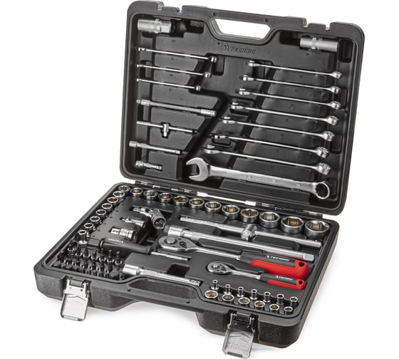 Набор ручных инструментов RUNTEC TECHNIC 82 предмета 1/2, ¼ RT-HT82T