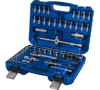 Набор инструмента универсальный КОБАЛЬТ 1/4 и 1/2, 54 предмета, кейс 919-609