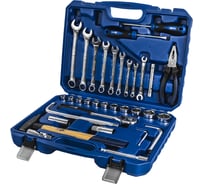 Универсальный набор инструмента КОБАЛЬТ 1/2, 33 предмета, кейс 919-579