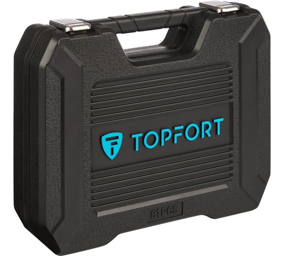 Набор инструмента TOPFORT 82 предметов 1/4" и 1/2" 1975957