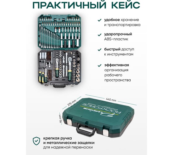 Набор инструментов Rockforce 1/4