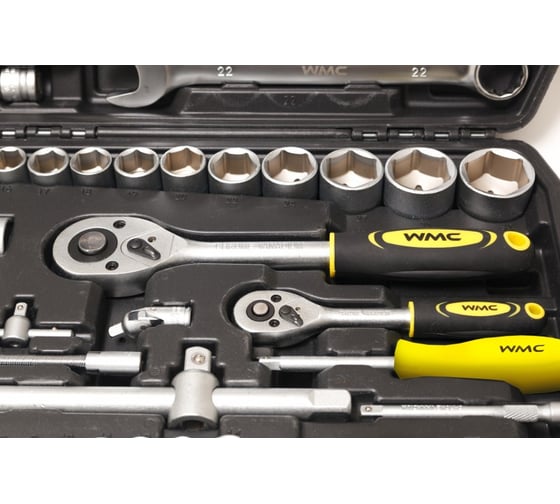 Набор инструментов WMC TOOLS 82пр, 1/4 , 1/2, 6гр, 4-32мм 4821-5