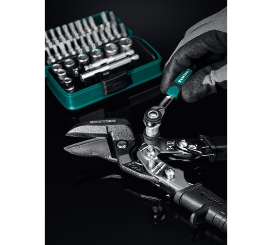 Универсальный набор инструмента KRAFTOOL X-Drive 1/4" 35 предметов 35 27974