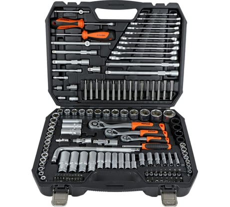 Набор инструмента AV STEEL 144 предмета 1/4",3/8",1/2" профессиональный AV-011144