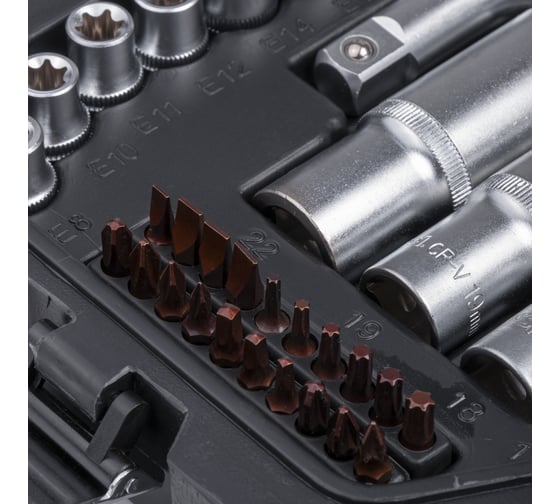 Набор инструмента AV STEEL 144 предмета 1/4",3/8",1/2" профессиональный AV-011144