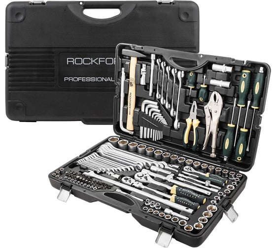 Набор инструментов Rockforce 1/4", 3/8", 1/2" 6pt 142 предмета RF-41421-5 SM(60504)