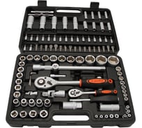 Набор головок и бит LAVITA 108 предметов, КВАДРАТ 1/2" 1/4", в пластиковом чемодане LA 500108